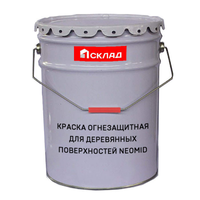 Краска огнезащитная для деревянных поверхностей NEOMID