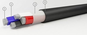 АВВГнг 3х1,5+1х1